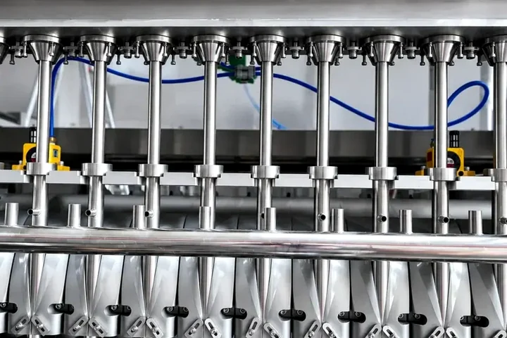 Multi-lane forming and lane separation area for stick pack or sachet review
