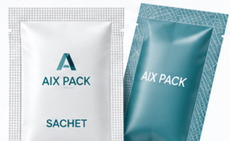 Finished sachet geometry context
