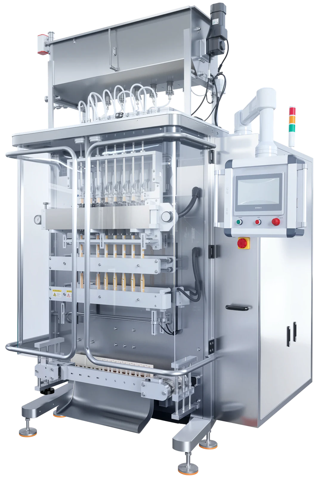 Free-flow liquids Packaging Route application